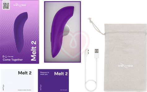 Бесконтактный клиторальный стимулятор We-Vibe Melt 2 фиолетовый фото 4