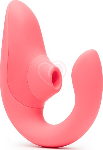 Вибратор для зоны G c бесконтактной стимуляцией клитора Womanizer Blend розовый фото 1