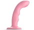 Вибратор с пульсирующей головкой Strap-On-Me Tapping Dildo Wave M розовый фото 1
