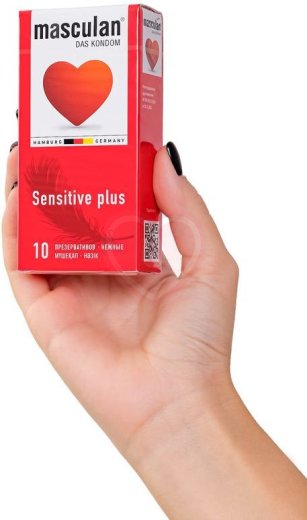 Тонкие презервативы Masculan Classic Sensitive розового цвета 10 шт фото 3