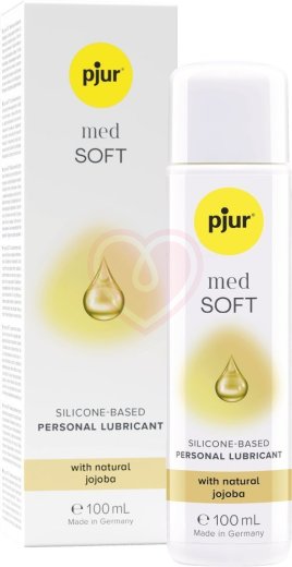 Силиконовый лубрикант с жожоба Pjur Med Soft glide 100 мл фото 2