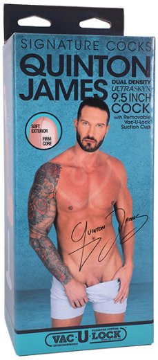 Фаллоимитатор слепок Signature Cocks Quinton James Ultraskyn телесный фото 4