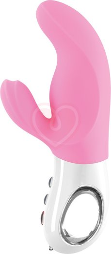 Вибратор со стимулятором клитора и точки G Fun Factory MiSS Bi нежно-розовый фото 2