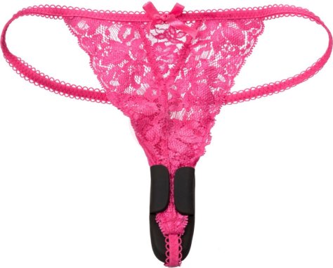 Вибратор для клитора в трусики Lock-N-Play Petite Panty Teaser с пультом черный фото 4