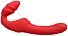 Безремневой страпон с вибрацией ToyFa Black&Red красный фото 1