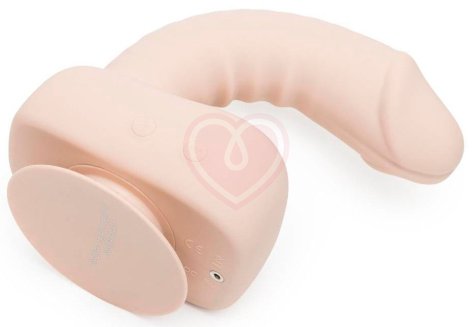 Вибратор с дистанционным управлением Uprize Realistic Dildo 21 см телесный фото 3