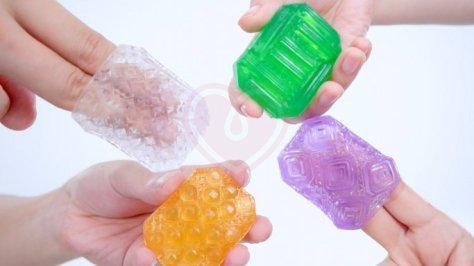 Мини мастурбатор Tenga Uni Amethyst фиолетовый фото 5