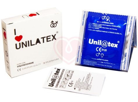 Презервативы Unilatex Natural Ultrathin ультратонкие 3 шт фото 2