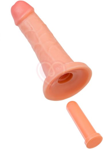 Реалистичный фаллоимитатор на присоске RealStick Caliber 18-4 телесный фото 9