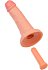 Реалистичный фаллоимитатор на присоске RealStick Caliber 18-4 телесный фото 9
