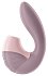 Вибратор с вакуумным стимулятором Satisfyer Supernova пыльно-розовый фото 5