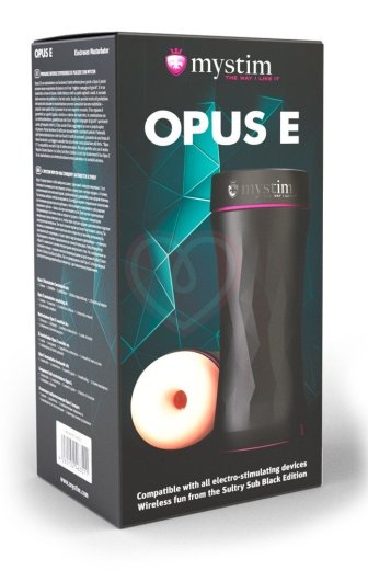 Мастурбатор с электростимуляцией Mystim Opus E donut фото 2