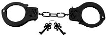 Дизайнерские металлические наручники Designer Cuffs черные