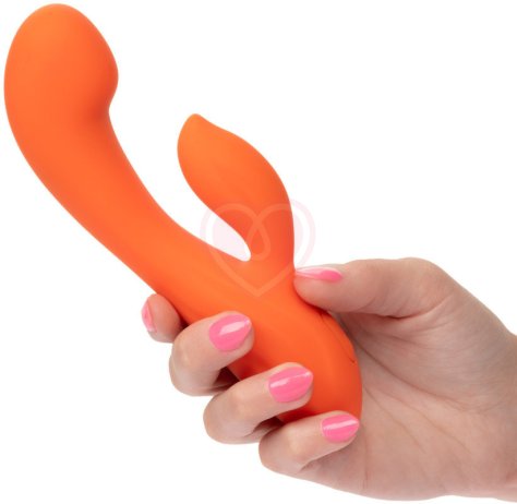Вибратор с клиторальным кончиком Stella Liquid Silicone Dual G фото 2