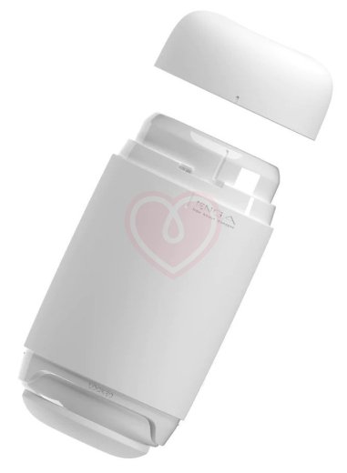 Мягкий мастурбатор Tenga Puffy Sugar White фото 2