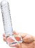 Реалистичный стеклянный фаллоимитатор с мошонкой Glas Realistic Ribbed фото 3