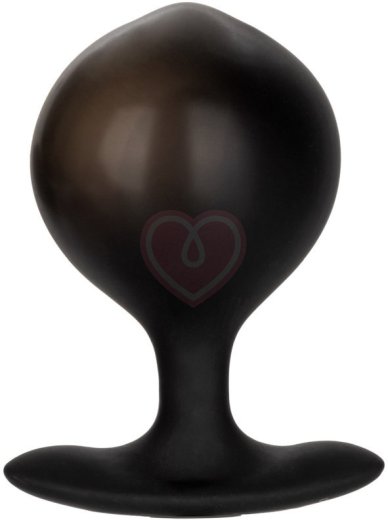 Утяжелённая расширяемая анальная пробка Weighted Silicone Inflatable Plug фото 4