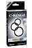 Набор из 3 эрекционных колец Silicone 3-Ring Stamina Set чёрные фото 3
