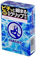 Презервативы рельефные Sagami Squeeze 5 шт