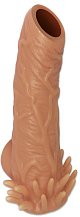 Насадка с открытой головкой и усиками Kokos Nude Sleeve NS005-S