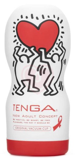 Мастурбатор Tenga x Keith Haring Vacuum Original Cup фото 1