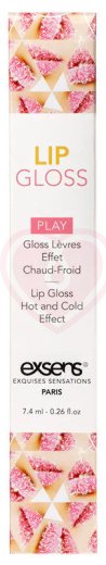 Блеск-гель для губ и орального секса Exsens Lip Gloss Клубника 7 мл фото 3