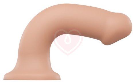 Гибкий фаллоимитатор на присоске Strap-on-me XL 20 см телесный фото 4