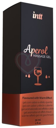 Разогревающий гель Intt Aperol со вкусом апероля 30 мл фото 2