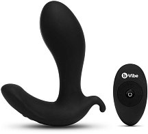 Расширяющийся вибростимулятор простаты b-Vibe Expand Plug с пультом черный