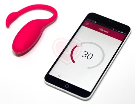 Вибратор Flamingo с управлением со смартфона розовый фото 3