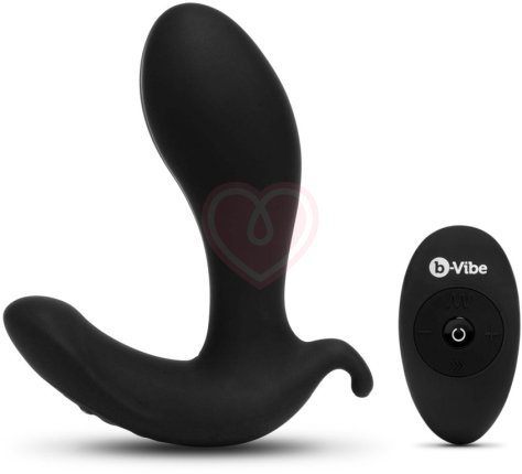 Расширяющийся вибростимулятор простаты b-Vibe Expand Plug с пультом черный фото 1