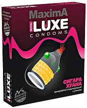 Презерватив Luxe maxima Сигара Хуана с усиками и шариками 1 шт