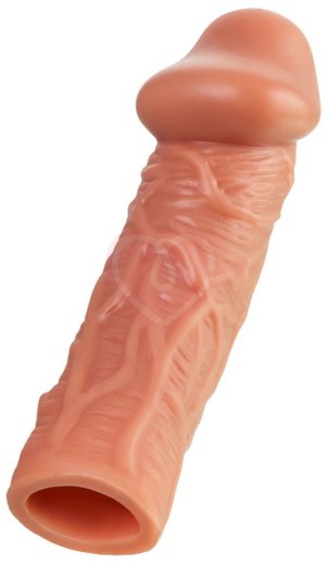 Реалистичная насадка Kokos Penis Sleeve PS001-L фото 3