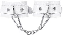 Наручники-браслеты со скругленными углами Pecado BDSM белые