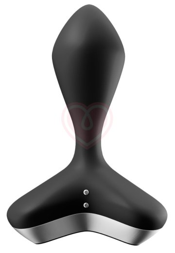 Анальная вибропробка Satisfyer Game Changer с приложением чёрная фото 4
