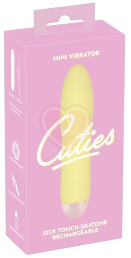 Мини вибратор Cuties жёлтый фото 4