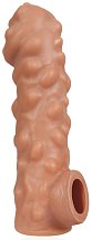 Насадка с крупными бугорками и отверстием для мошонки Kokos Cock Sleeve CS003-M