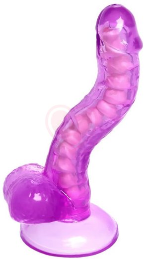Фаллоимитатор с каркасом A-Toys by Toyfa Celiam фиолетовый фото 4