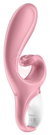 Вибратор с клиторальным стимулятором Satisfyer Hug Me розовый фото 3