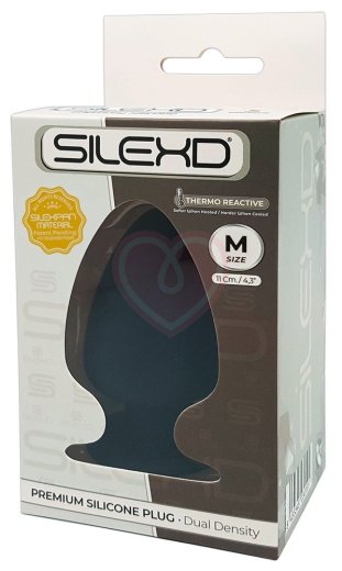 Широкая большая анальная пробка SilexD Premium Silicone Plug M фото 2
