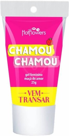 Стимулирующий согревающий гель Chamou Chamou с ароматом яблока 25 г фото 1