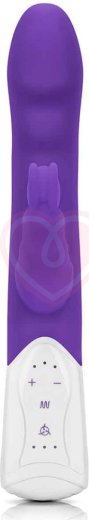 Вибратор-кролик с эффектом всасывания Clitoral Suction Rabbit фиолетовый фото 2