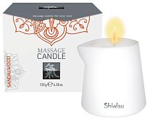 Массажная свеча Shiatsu Massage Candle с ароматом cандала 130 г