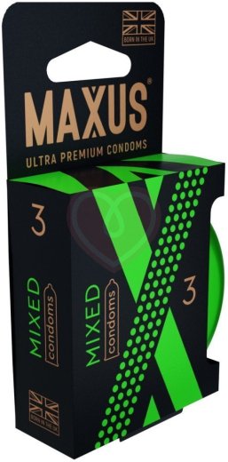 Набор презервативов Maxus Mixed 3 штуки с кейсом фото 3