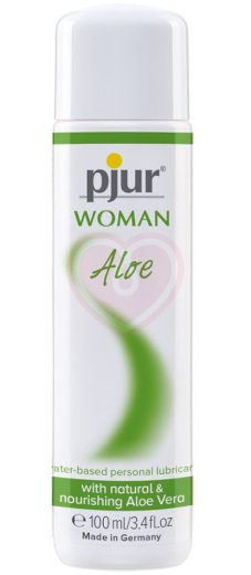 Увлажняющий лубрикант с алоэ Pjur Woman Aloe 100 мл фото 1