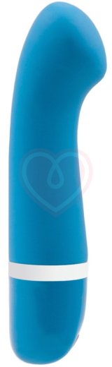 Вибратор с изгибом Bdesired Deluxe Curve голубой фото 1