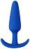 Анальная пробка для ношения Slim Butt Plug синяя фото 1