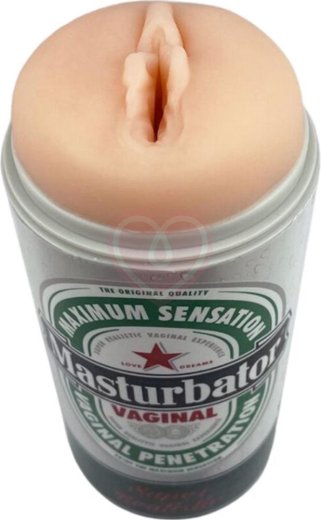 Мастурбатор-вагина в банке Alive Heineken Vagina II фото 1