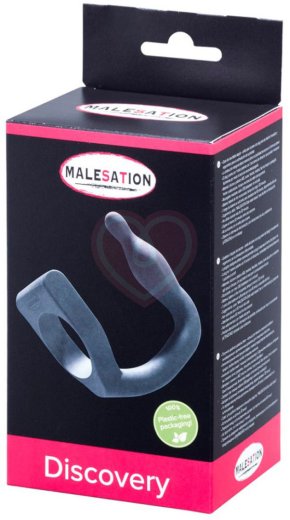 Вибропробка с эрекционным кольцом Malesation Discovery фото 2