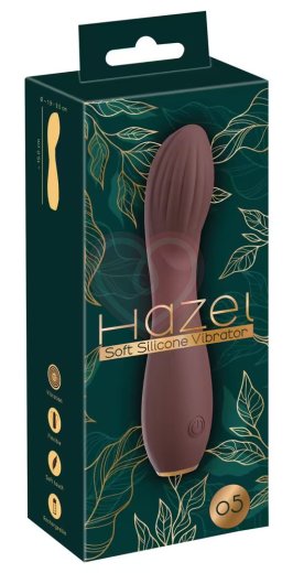 Вибратор Hazel 05 с изогнутым кончиком коричневый фото 6